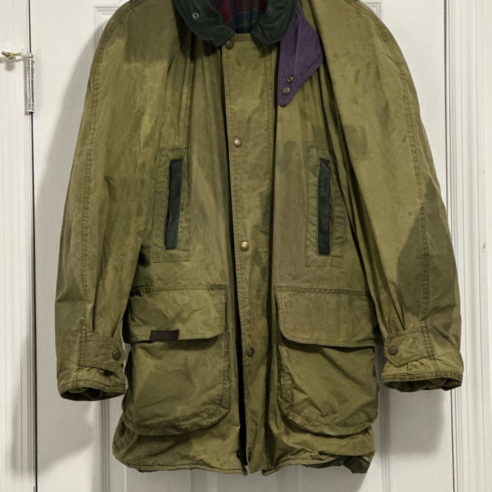 Distressed Driza-Bone Coat